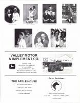 Huneke, Luhman, Mickelson, Peper, Benrud, Meyer, Strauss, Valley Motor & Implement Co., The Apple House